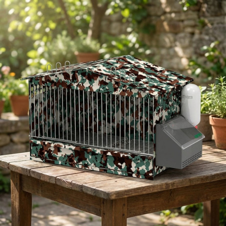 Partridges cage 1 department 52.5 x 31 x 36 cm galvanized