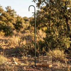 Support oiseaux 100x29x29 cm, Chaire télescopique pour oiseaux, Perchoir Oiseaux