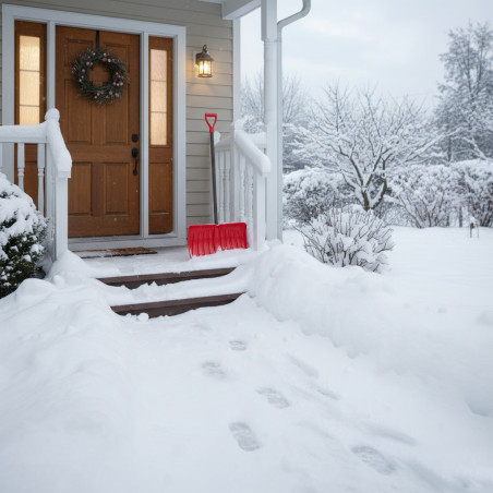 Pala de Plastico Granja y Nieve - Pala Quitanieves con Mango