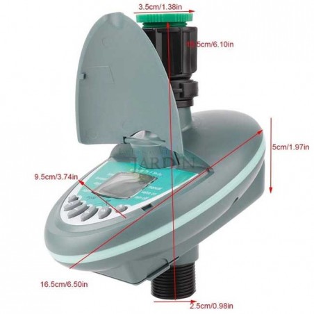 Programador de grifo digital 9001 rosca 3/4" 1 a 12h Galcon