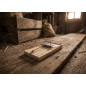 Wooden board mousetrap 6 x 13 cm.