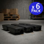 Pack 6 Trampa para Ratones Vivos - Jaula Profesional Reutilizable para Atrapar Ratas, Ratoncillos - Uso en Interior y Exterior