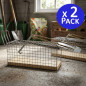 Lot de 2 Piege a Souris Vivante, Piège de Capture, Piege a Rat Cage Réutilisable, 27x10x10 cm