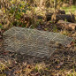 Armadilha reutilizável para captura de animais, gaiola para coelhos, gatos, raposas e guaxinins, 36x17x16,5 cm