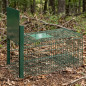 Trappola vivente riutilizzabile 75x37x34 cm, gabbia per animali per martore, gatti, volpi e procioni