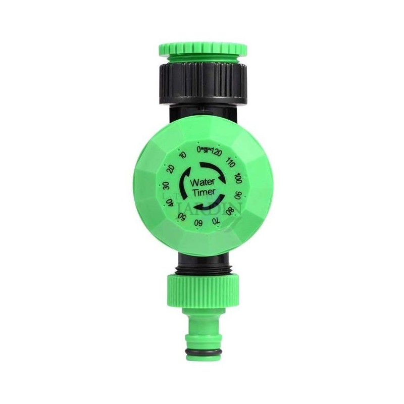 Garden irrigation programmer for taps and hoses 0 to 120 minutes