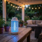 Mosquito Killer Lamp. Electric Insect Exterminator 14x14x31cm. 12W Ultraviolet Light. Insect Light Repellent