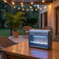 Lámpara Mata Mosquitos Profesional 30 W Interior y Exterior – Exterminador UV Eléctrico 34x14x26 cm, Mata Moscas 40 m³