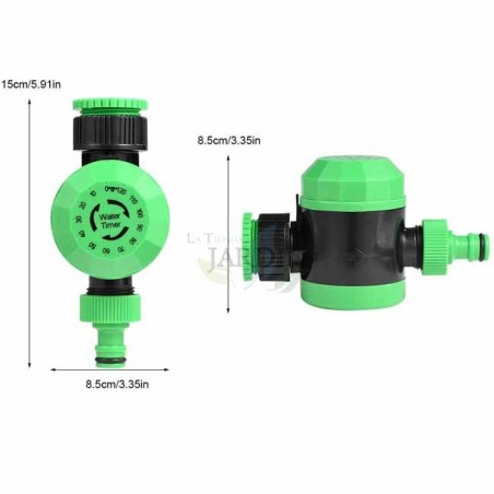Programador de irrigação de jardim para torneiras e mangueiras de 0 a 120 minutos