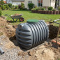 1600 liter underground septic tank without filter Graf, 210x105x130 cm. Recommended tank size for 2 to 4 people