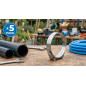 Set di 5 Fascetta di fissaggio metallica Ø 110 - 130 mm