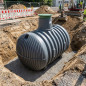 Underground polyethylene tank 10000 liters