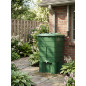 Réservoir d'eau en polypropylène 300 L. Recuperateur d Eau 66x80x92 cm, avec socle de support 60x60x33 cm, vert