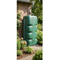 Regenwassertank 1000 L Graf, Regenwasserspeicher 1000 Liter, 75x105x174 cm, grün