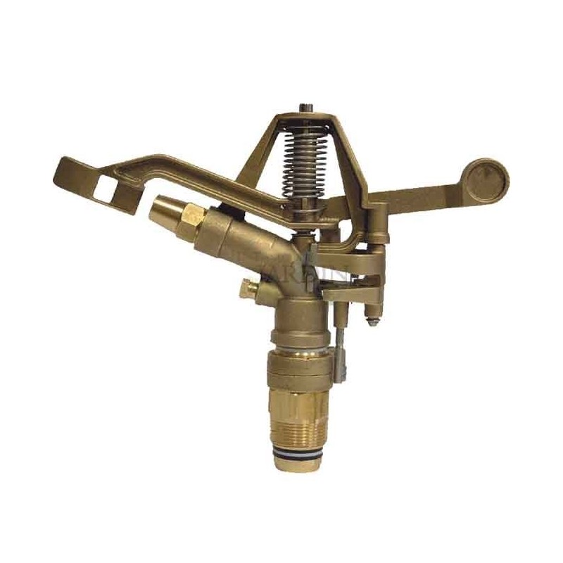 Aspersor agrícola de latão de 1 1/4", 24 a 36 metros