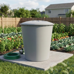 Wetterfester Wassertank, Gartenwassertank 500 Liter, Trinkwasser, 100 x 110 cm