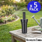 Lot de 5 arroseurs Hunter Pro Spray-02, hauteur de levage de 5 cm - Diffuseur d'irrigation PROS-02 - Irrigation de jardin