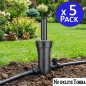 Pacote com 5 aspersores de irrigação Hunter Pro Spray-03, altura de elevação de 7,5 cm - Difusor de irrigação PROS-03 - Irrigaçã
