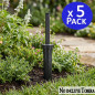 Pack 5 Aspersor de Riego Hunter Pro Spray-06, Altura de Elevación 15 cm - Difusor de Riego PROS-06 - Riego de Jardin