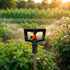 10 Stück Landwirtschaftssprinkler 360º 1/2'', Reichweite 7 bis 8 Meter