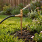 Presente di terra in ottone per irrigatori 1/2'' | Base per l'installazione di irrigatori nei giardini