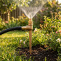 Presente di terra in ottone per irrigatori 1/2'' | Base per l'installazione di irrigatori nei giardini