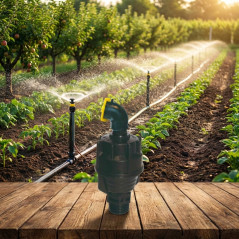 Set di 10 Irrigatore Agricolo Circolare 1/2'' angolo 14º, portata da 8 a 10 metri