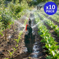 Aspersor de Riego Agricola Circular 1/2'' | Pack 10 Aspersores de Angulo 10º con Alcance 8 a 10 m | Riego por Aspersion