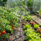Aspersor de irrigação para jardim de 4 a 6 m com 1/2" + estaca de alumínio | Aspersor profissional para irrigação de gramados