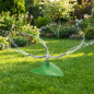 Rotating sprinkler with 3 aluminum arms, Range 4 to 7 meters