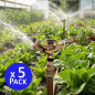 Aspersor de Riego Agricola Circular 1/2'' 24º | Pack 5 Aspersores con Alcance 9 a 14 m | Aspersor de Jardin 360º Aspersor de Riego Agricola Circular 1/2'' 24º | Pack 5 Aspersores con Alcance 9 a 14 m | Aspersor de Jardin 360º