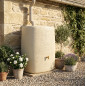 Terra 275 Liter Rainwater Tank | Decorative Tank 40x80x105 cm Beige | Rainwater Storage Container
