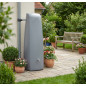 Elegance 400 Liter Rainwater Tank | Decorative Tank 60x60x180 cm Grey | Rainwater Storage Container