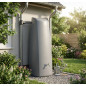 Elegance 400 Liter Rainwater Tank | Decorative Tank 60x60x180 cm Grey | Rainwater Storage Container