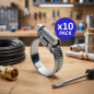 Abrazadera Metalica 20-32mm para Fontaneria y Riego - Pack 10 Abrazadera metal Tuberia