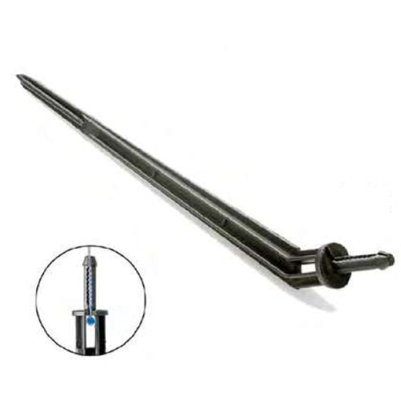 Pack mit 250 Gebogene Picke für Mikrorohre | Labyrinth-Stake 4,5 x 6,5 mm | Tropfbewässerungssystem mit Steckverbindung