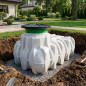 Underground polyethylene tank 5000 liters for food