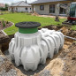 Underground polyethylene tank 3000 liters for food