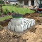 Underground polyethylene tank 3000 liters for food
