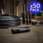 Pack of 50 16mm Connectors for 16mm Pipe SPXFLEX30 for Irrigation Sprinkler Installation Pack of 50 16mm Connectors for 16mm Pipe SPXFLEX30 for Irrigation Sprinkler Installation