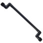 Codo articulado 30 cm 1/2" x 1/2" para difusores y aspersores, conexión flexible en riego por aspersión