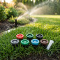 Tobera para Difusores de Riego | 25 Toberas Hunter 4A | Boquillas Regulables 1,2 m para Aspersores de Jardin