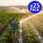 Lot de 25 Arroseur secteur agricole arrosage 3/4'', portée 13 à 18 m, Suinga Lot de 25 Arroseur secteur agricole arrosage 3/4'', portée 13 à 18 m, Suinga