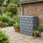 Réservoir d'eau de 400 litres | Réservoir décoratif effet granit | Récipient de récupération d'eau de pluie 120 x 40 x 100 cm Réservoir d'eau de 400 litres | Réservoir décoratif effet granit | Récipient de récupération d'eau de pluie 120 x 40 x 100 cm