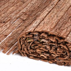Casca natural unilateral 1 x 5 metros, útil para ocultação, sombreamento ou delimitação