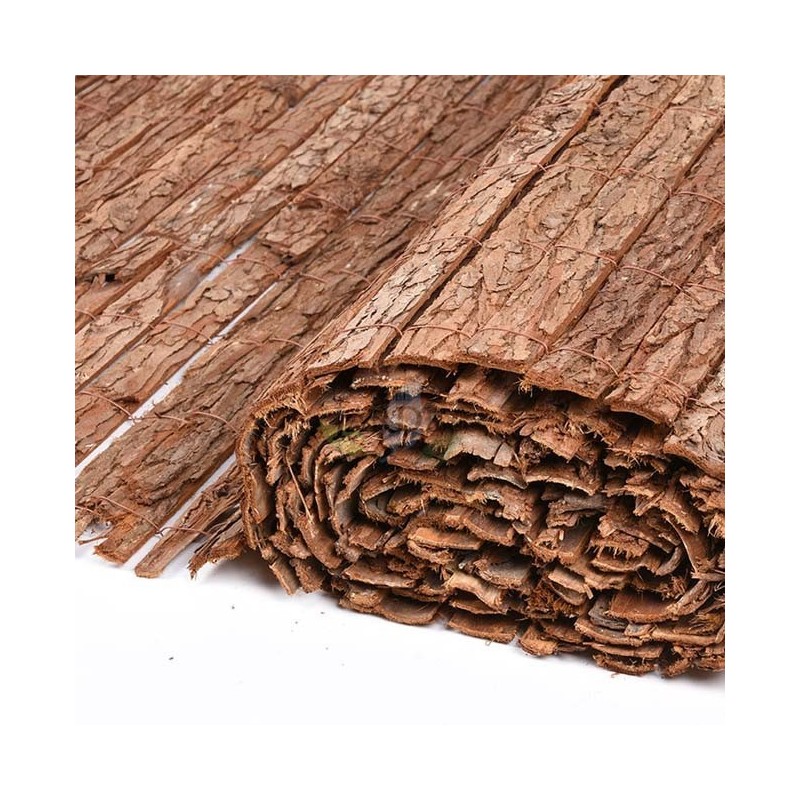 Einseitige Naturrinde 1 x 5 Meter, nützlich zum Verbergen, Beschatten oder Abgrenzen