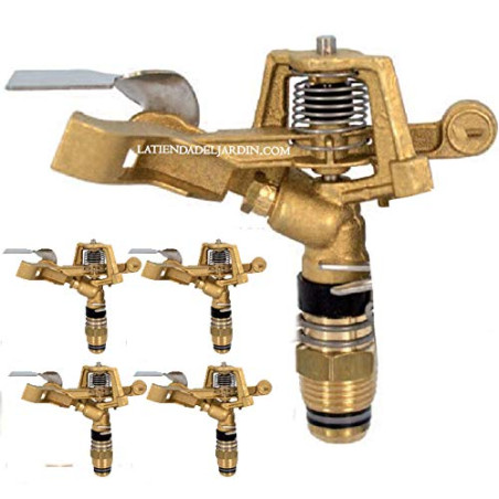 28º 1/2" round brass sprinkler, 9 to 14 meters. 5 units