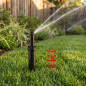 Arroseur turbine Hunter PGJ-12 1/2'', portée de 4,3 à 11,6 mètres. Filetage femelle 1/2'' Arrosage professionnel de jardin