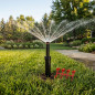 Arroseur turbine Hunter PGJ-12 1/2'', portée de 4,3 à 11,6 mètres. Filetage femelle 1/2'' Arrosage professionnel de jardin