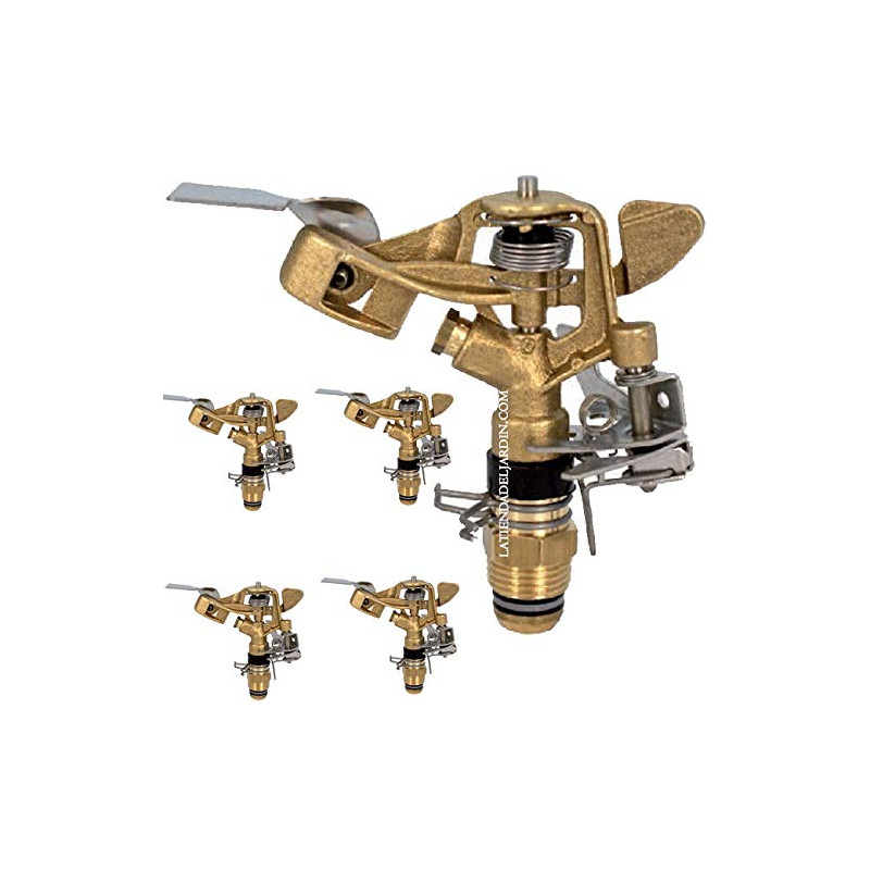 Adjustable Agricultural Irrigation Sprinkler 1/2'' 28º | Pack of 5 Sprinklers with a Range of 9 to 14 m | Sectoral Garden Sprink